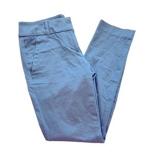 Women’s beautiful blue cropped slacks